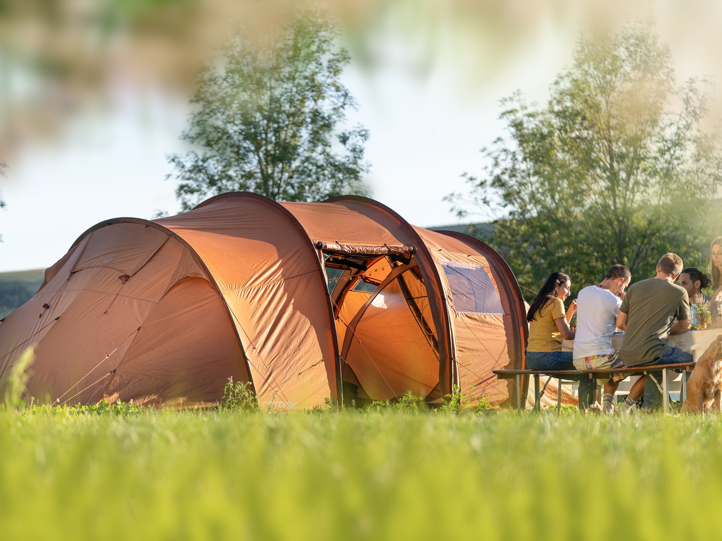 Reisa 6 PU Zelt - 6 Personen | Cashew/Brown