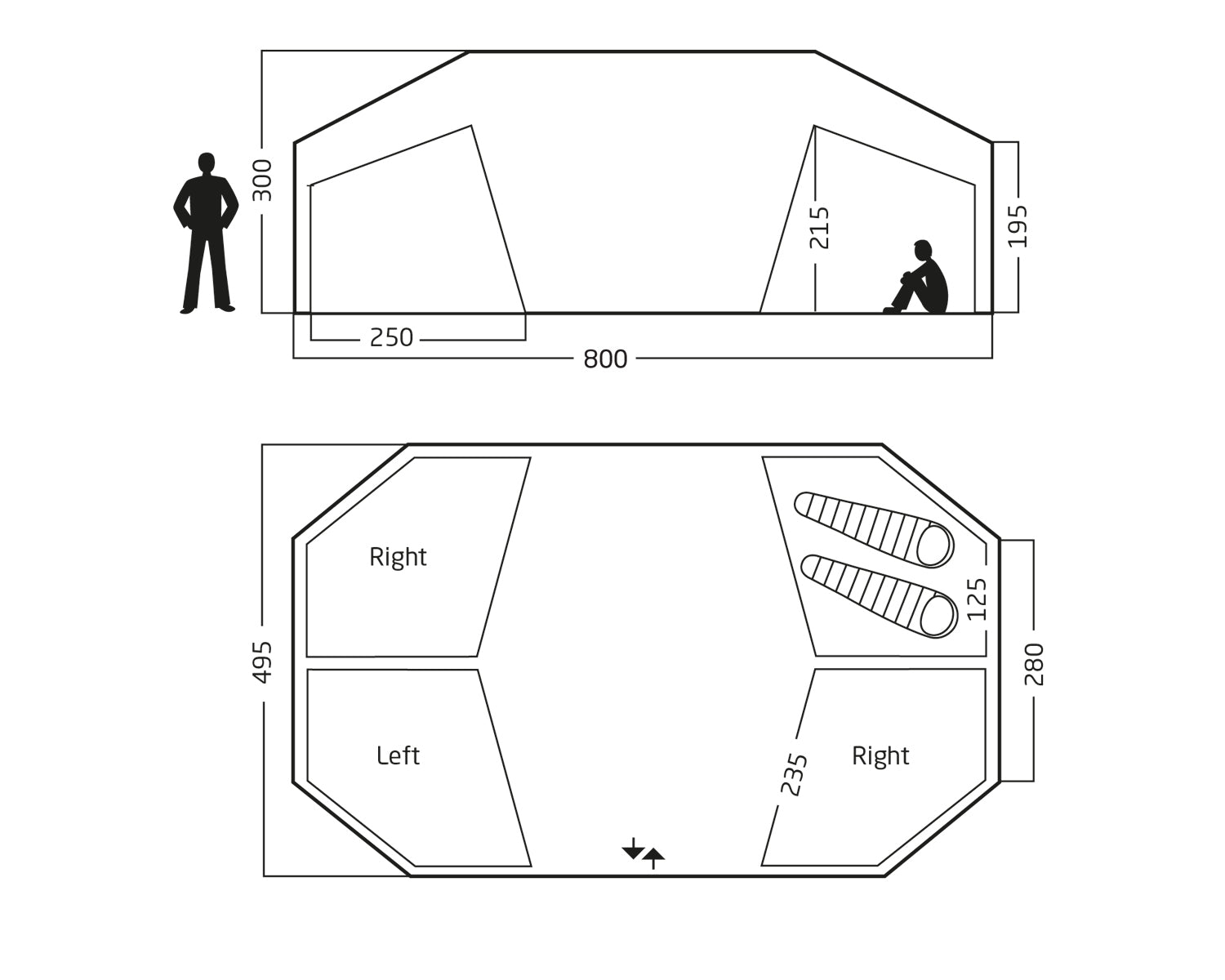 Vanaheim 40 Glamping Zelt - 40 m² | 16 Personen | Sandshell