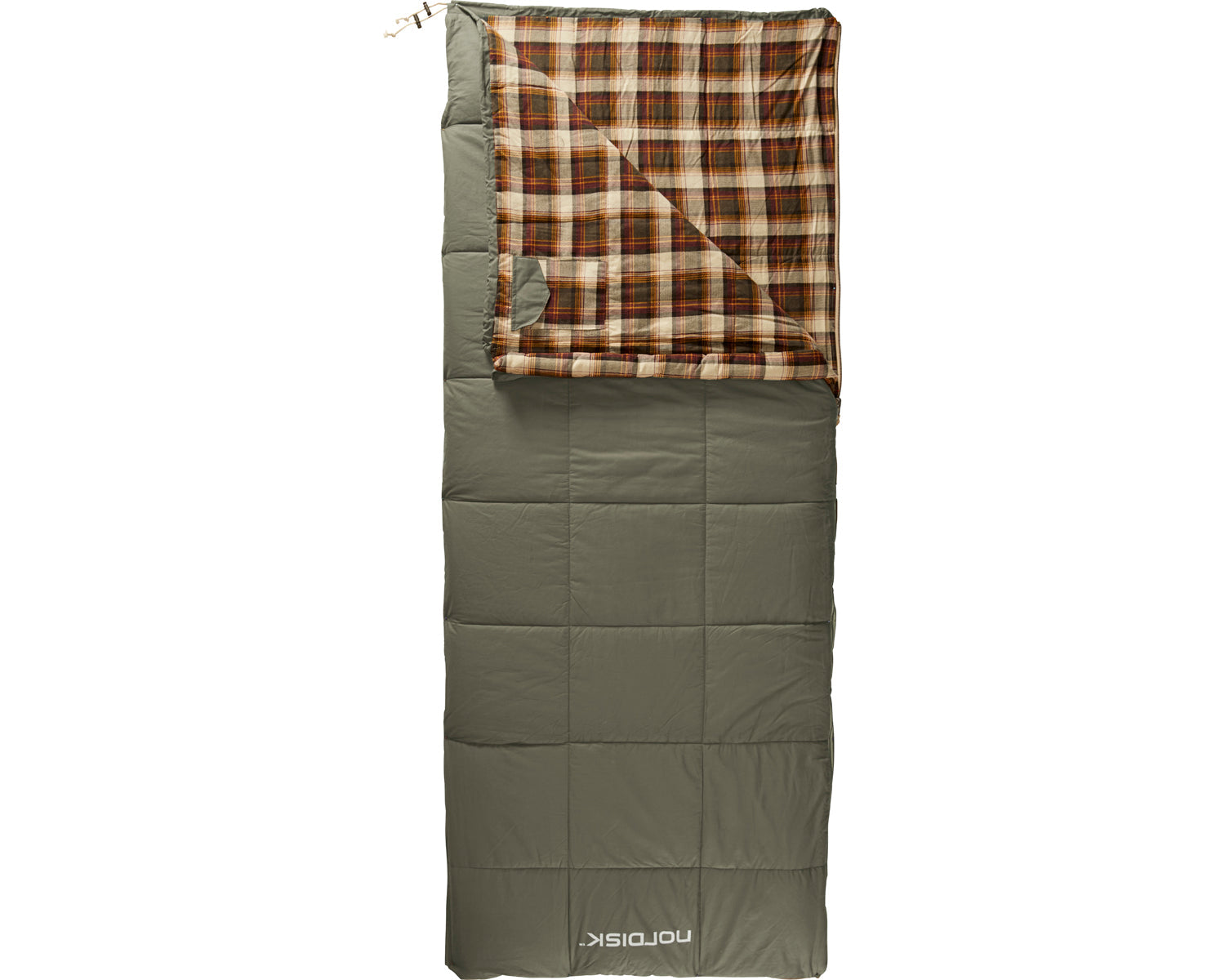 Almond +10° Schlafsack - Kunstfaser | Bungee Cord Brown