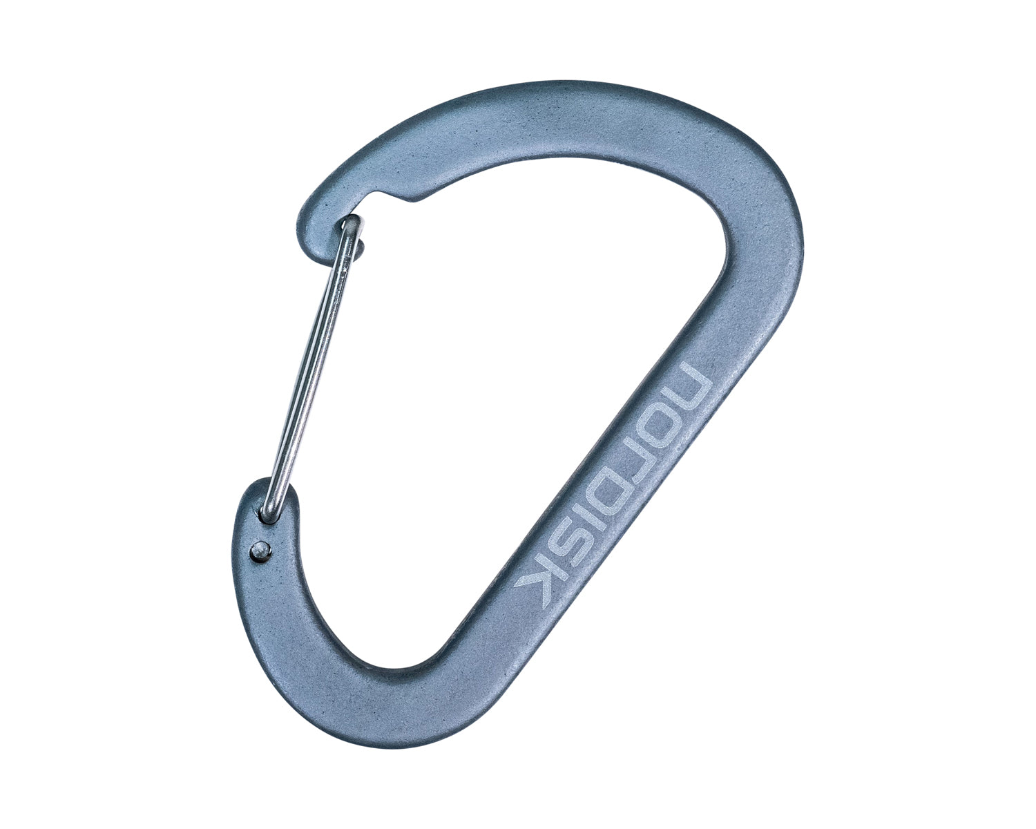 Aluminiumhaken L (8 Stück) - Karabiner | Matt Silver