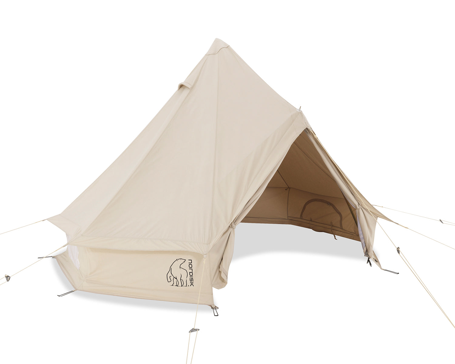 Asgard 12.6 Glamping Zelt - 12.6 m² | 6 Personen | Sandshell