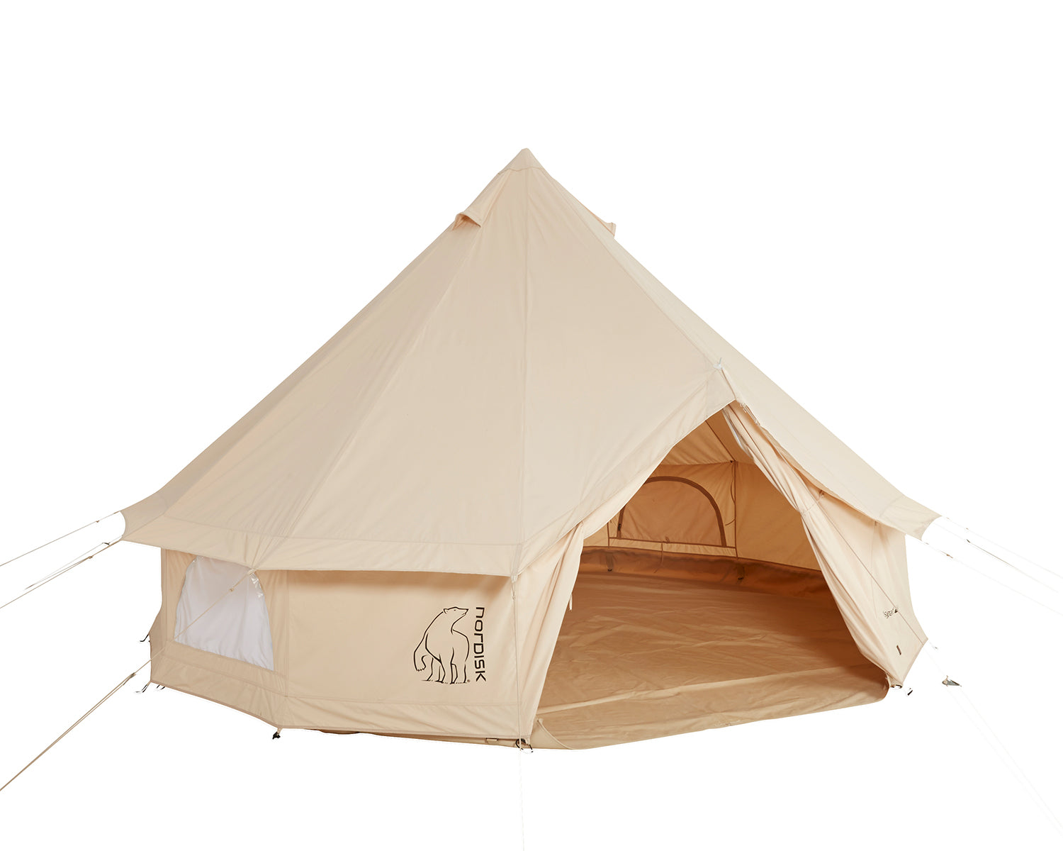 Asgard 12.6 Glamping Zelt - 12.6 m² | 6 Personen | Sandshell