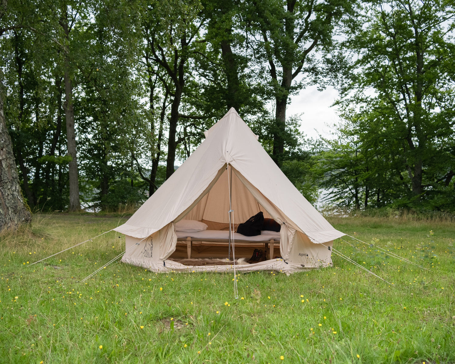 Asgard 7.1 Glamping Zelt - 7.1 m² | 3 Personen | Sandshell