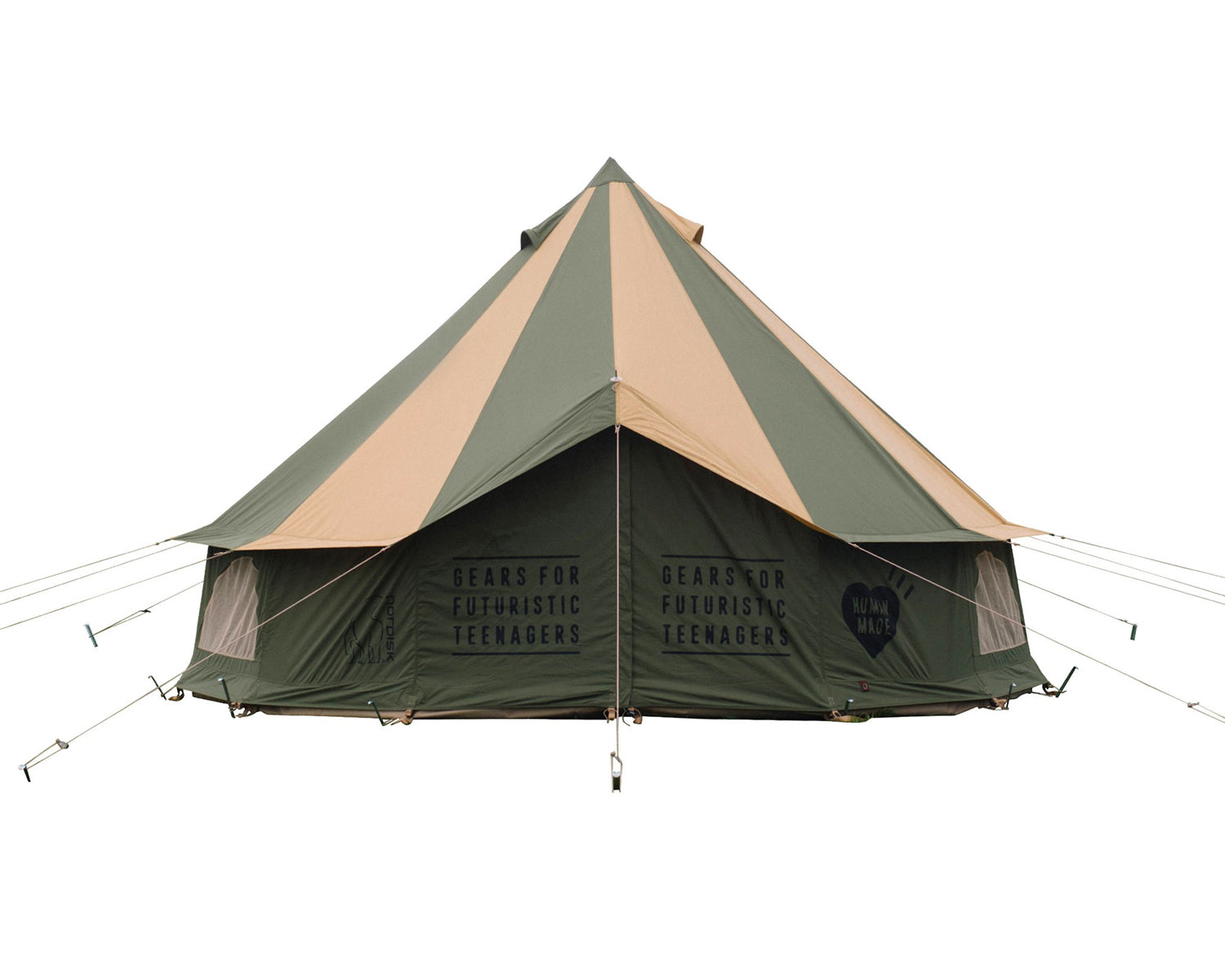 Asgard 12.6 Glamping Zelt Limited edition - 12.6 m² | 6 Personen | Sphagnum