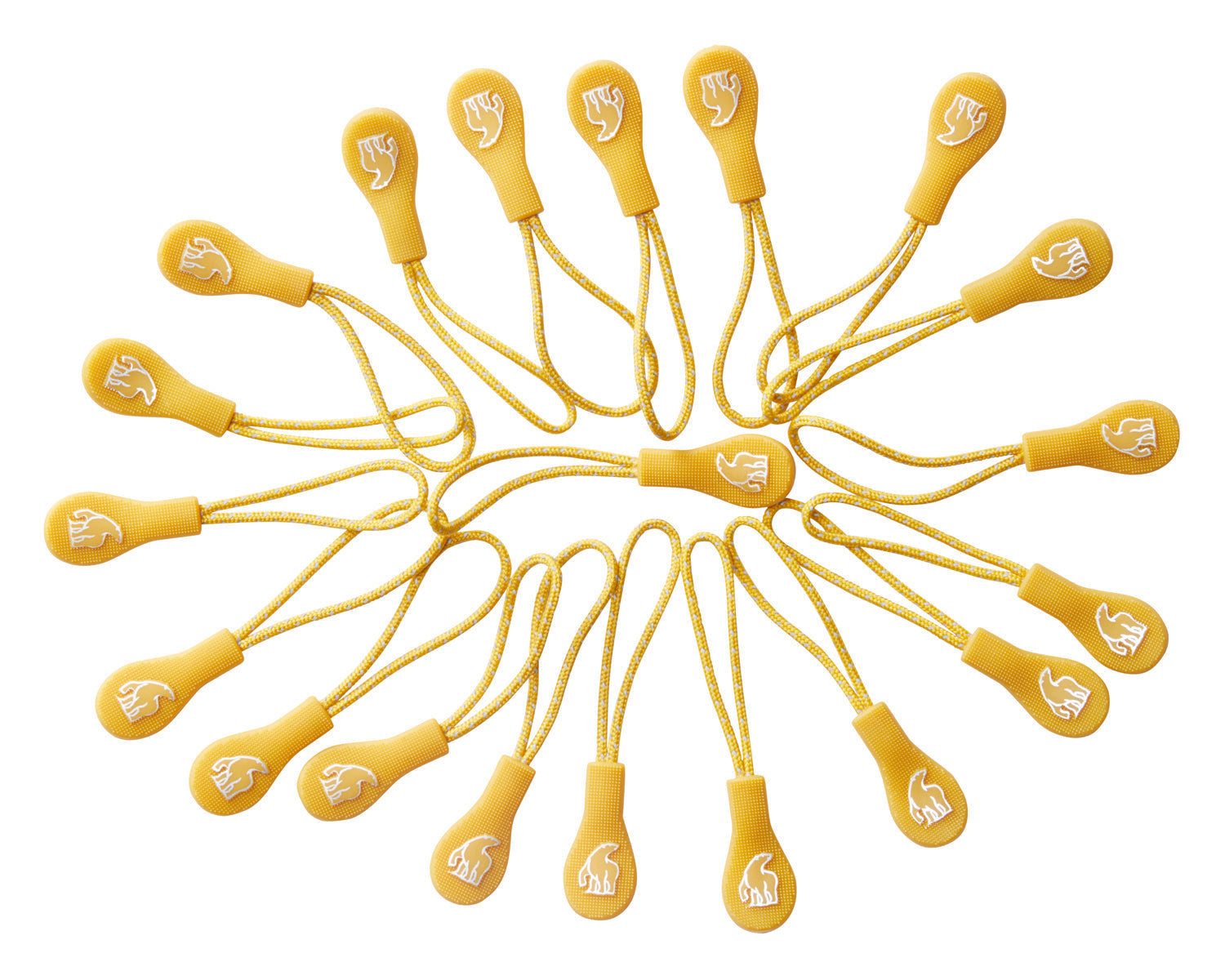 Bear Drop Pullers (20 Stück) - Mustard Yellow