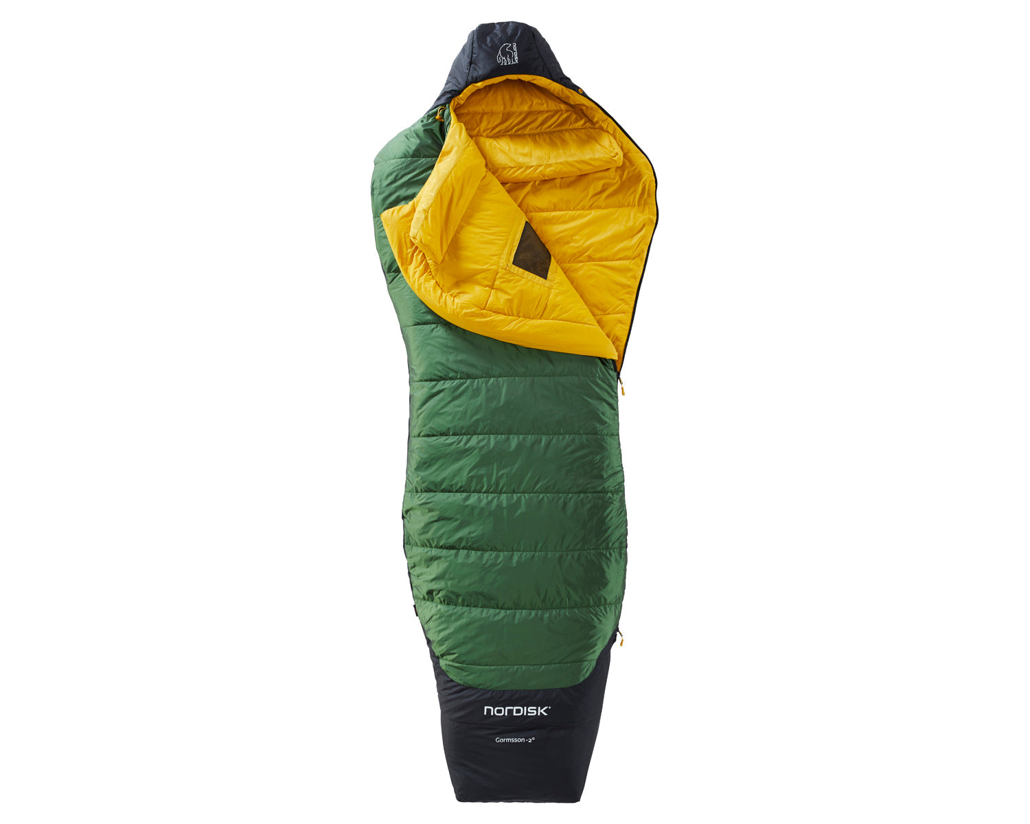 Gormsson -2° Curve Schlafsack - Kunstfaser | Artichoke Green