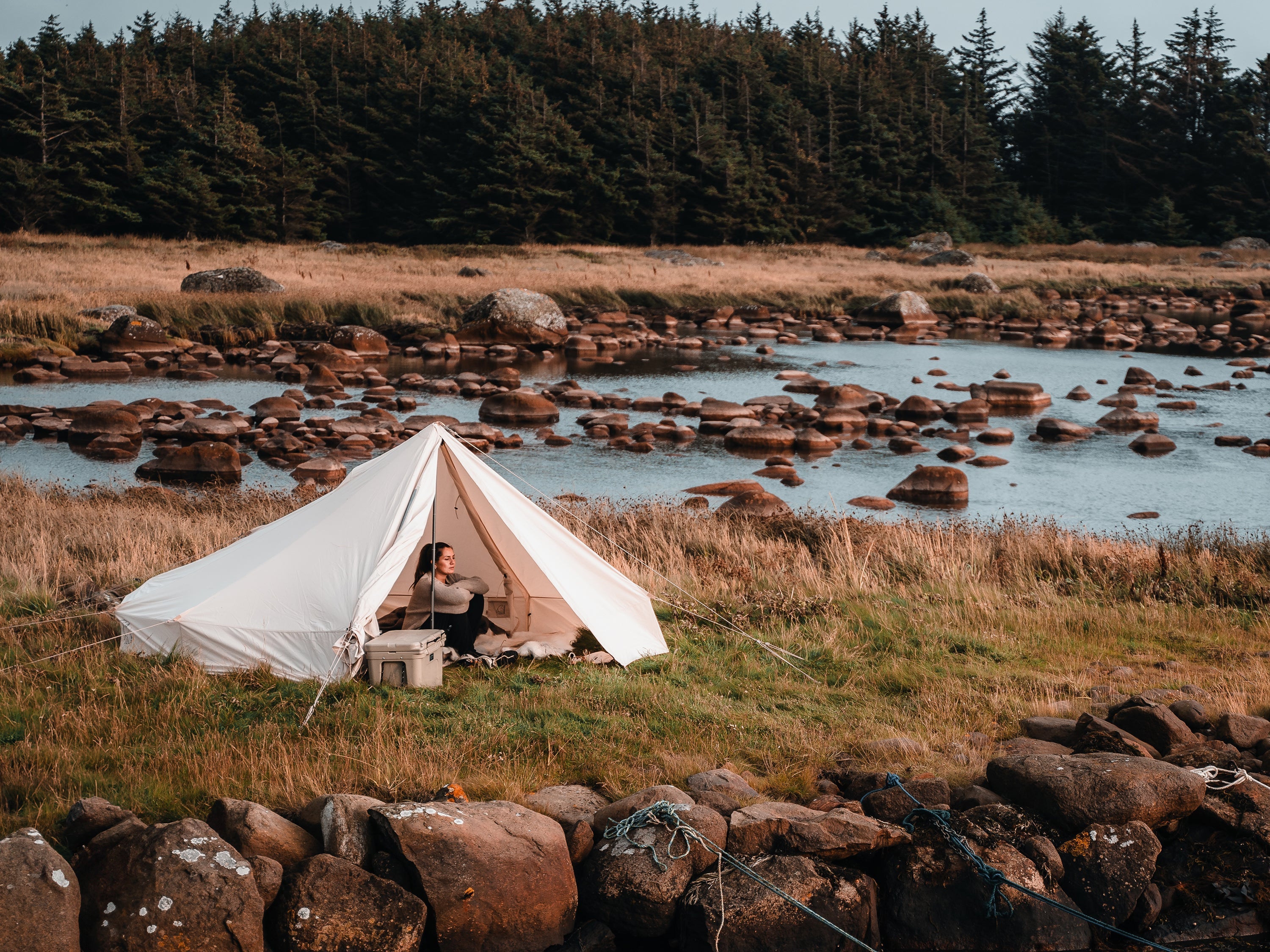 Jarnvid 8 Glamping Zelt - 8 m² | 4 Personen | Sandshell