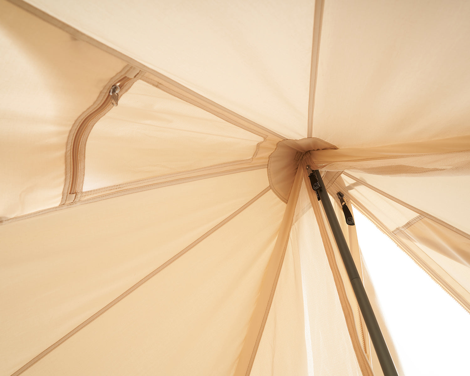 Jarnvid 8 Glamping Zelt - 8 m² | 4 Personen | Sandshell