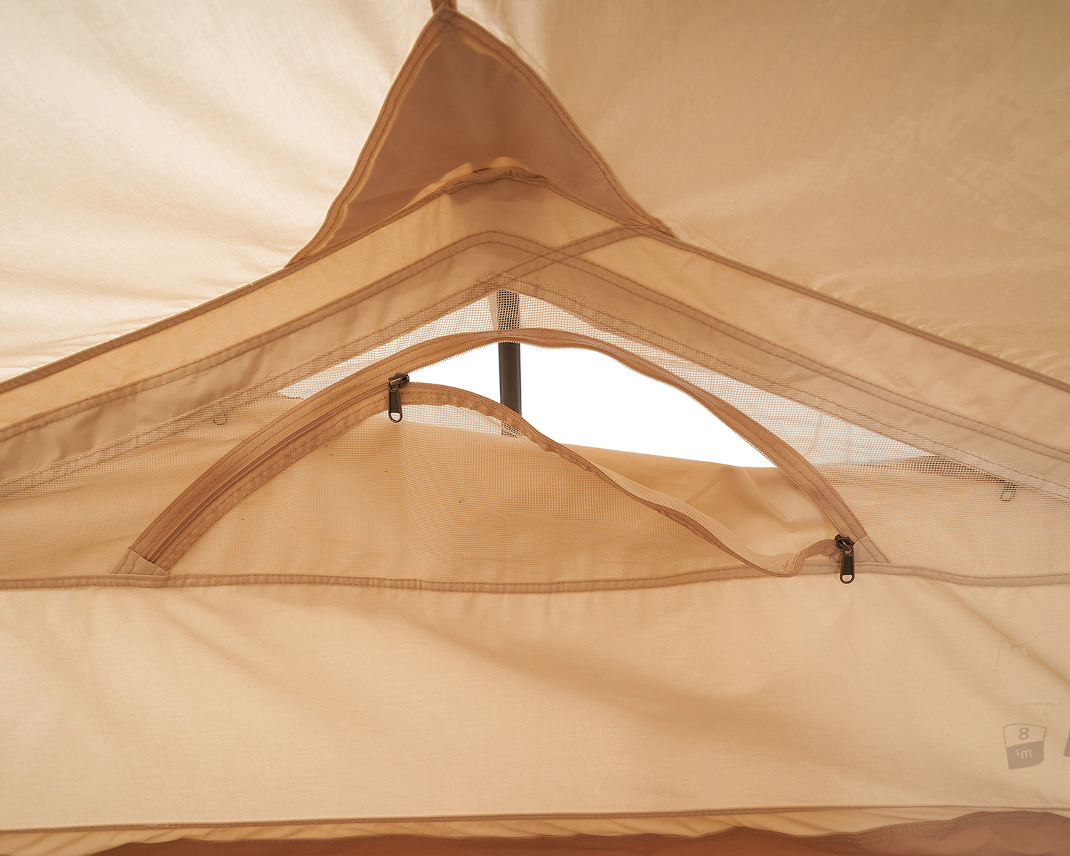 Jarnvid 8 Glamping Zelt - 8 m² | 4 Personen | Sandshell