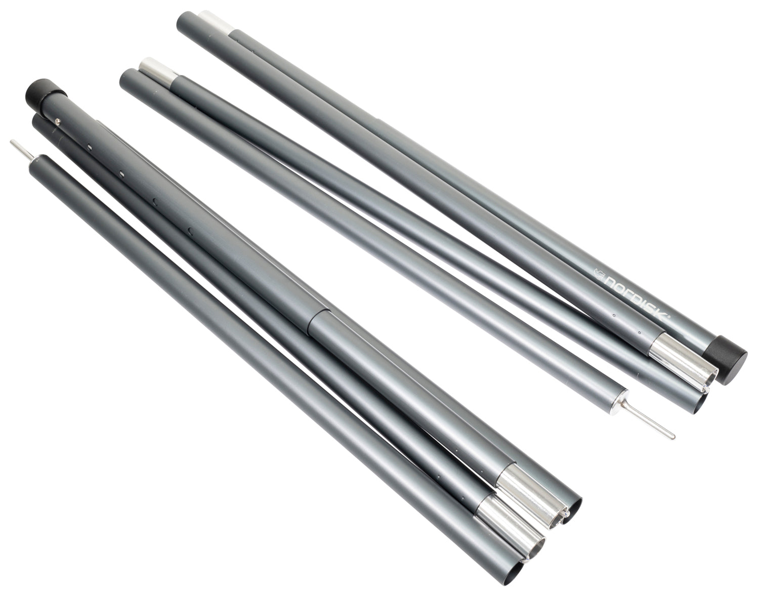zeltstangen alu 2 meter Kari 12 AdjusTisch Alu Pole Set von Nordisk