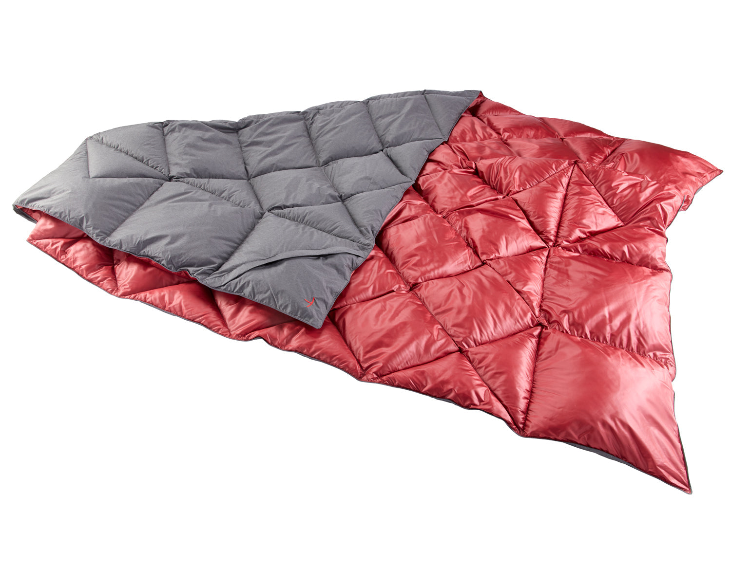 Kiby Decke - Daune | Black/Cranberry Red