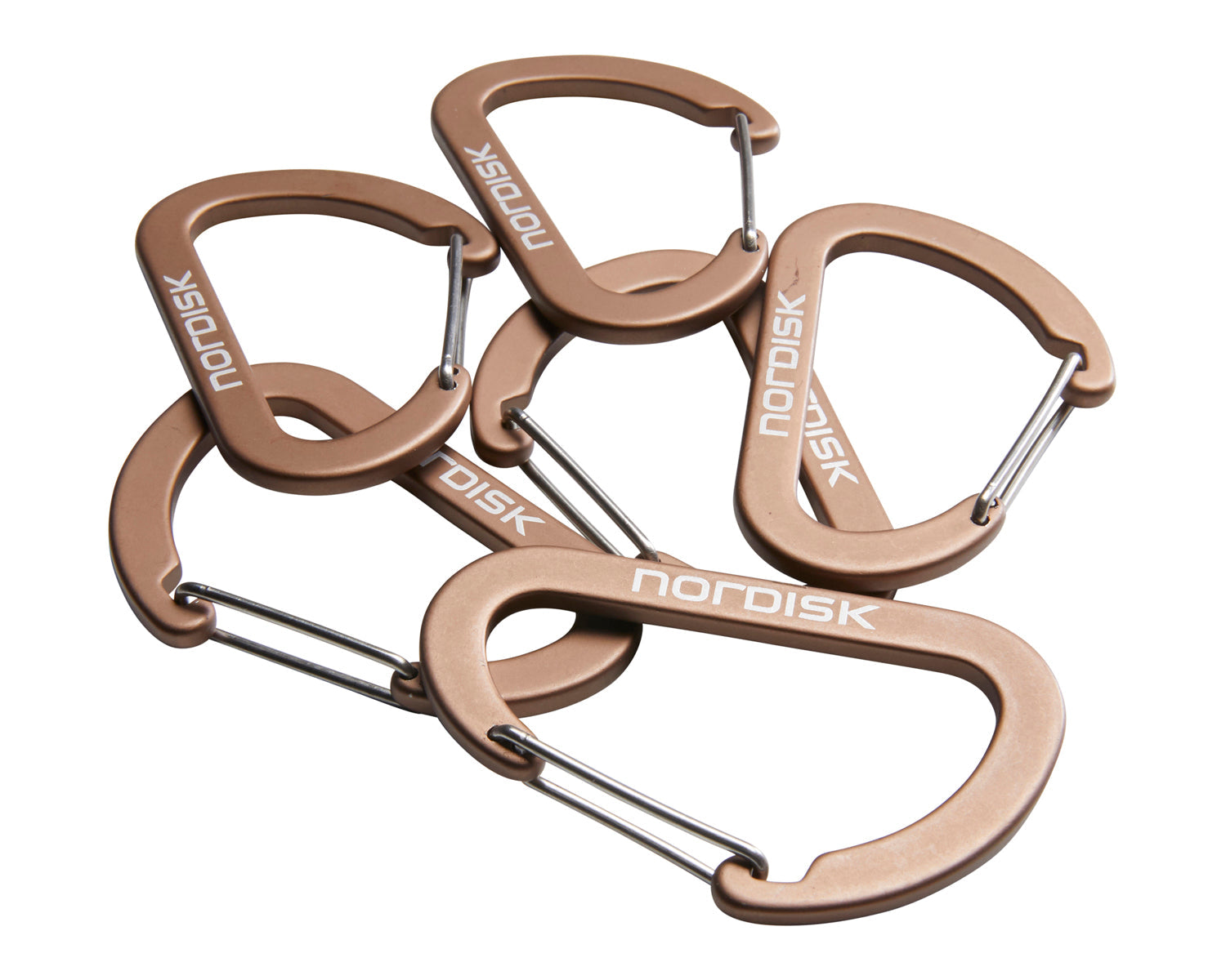 Aluminiumhaken Large (6 Stück) - Karabiner | Dachshund Chocolate