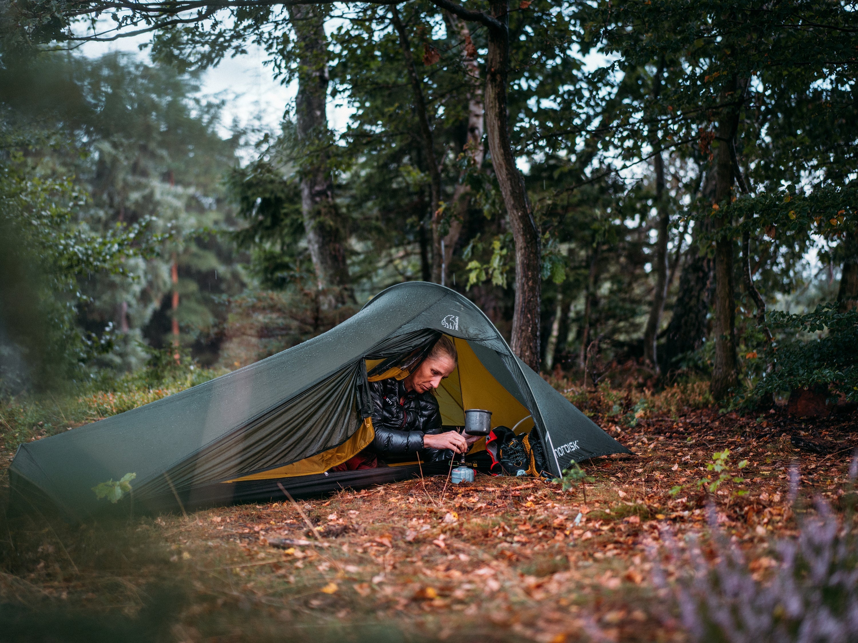 Lofoten 1 ULW Zelt - 1 Person | Forest Green