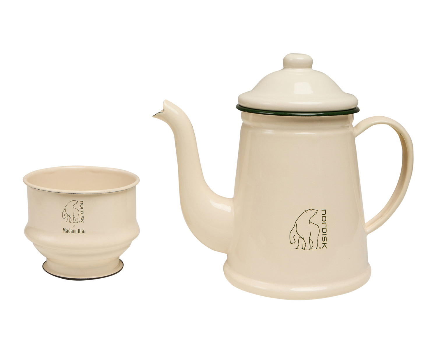 Madam Blå Kaffeekanne - Cream