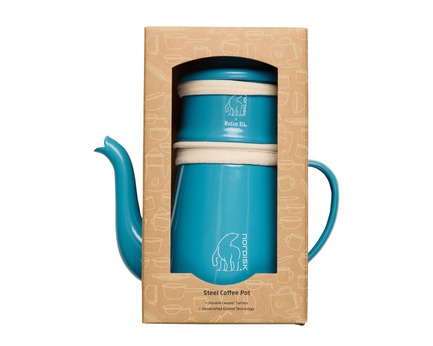 Madam Blå Kaffeekanne - Sky Blue