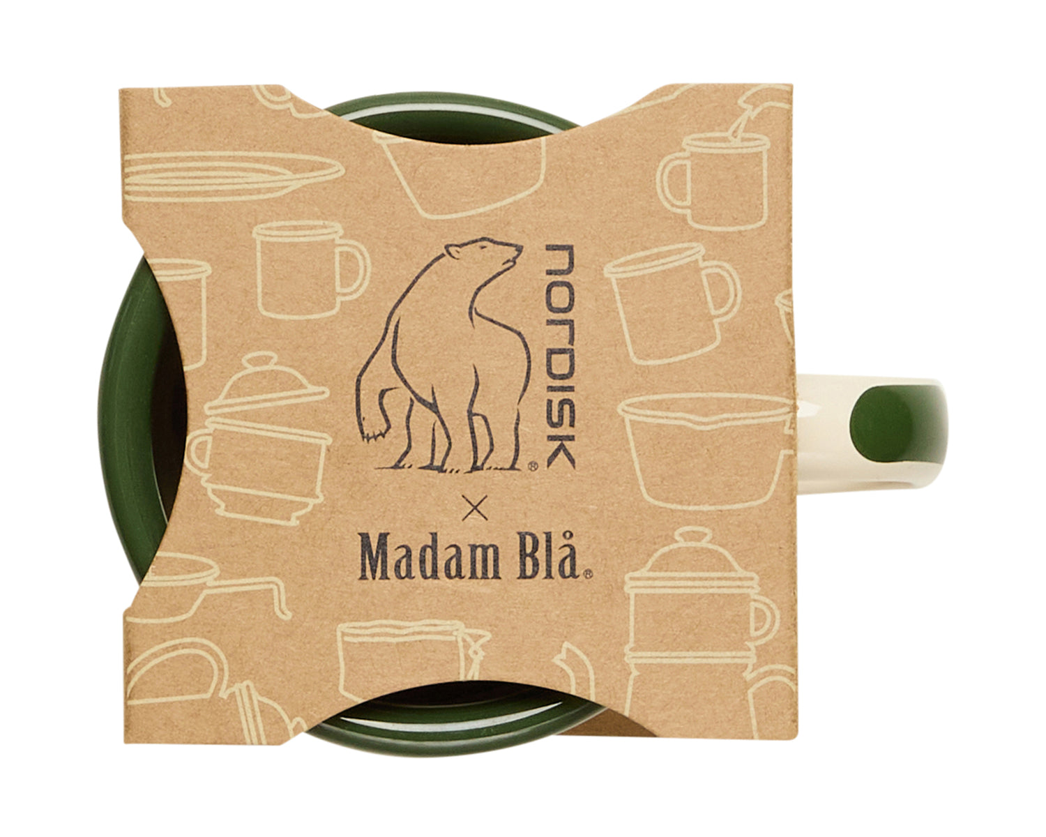 Madam Blå Becher 250ml - Cream