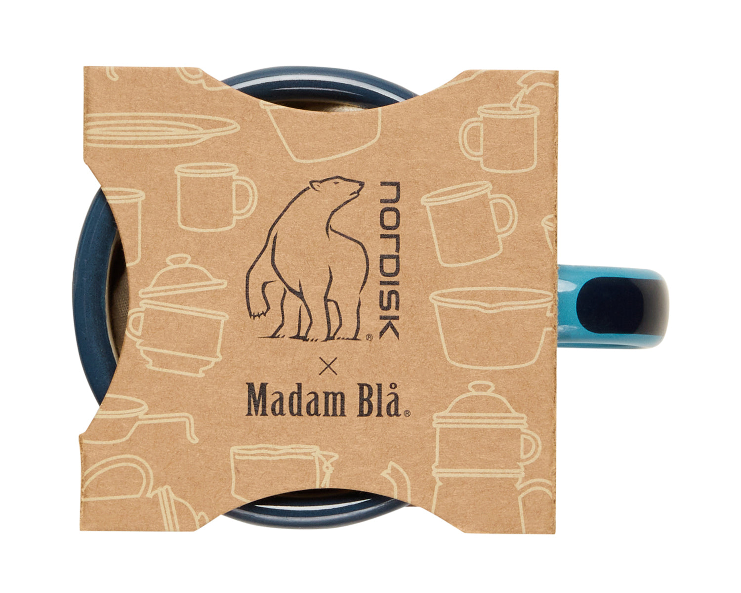 Madam Blå Becher 250ml - Sky Blue
