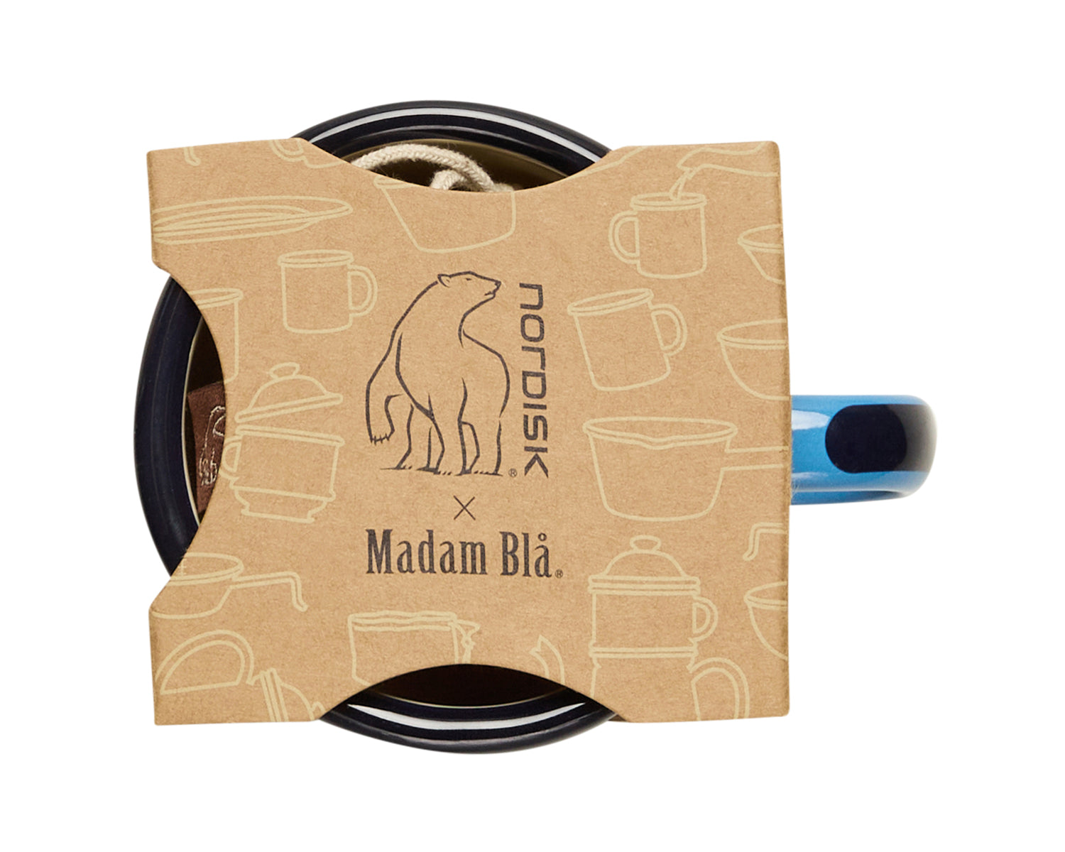 Madam Blå Becher 350ml - Sky Blue