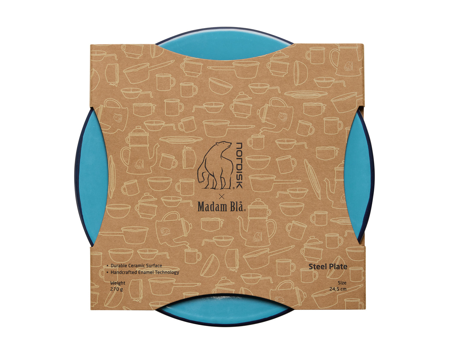 Madam Blå Platte - Sky Blue