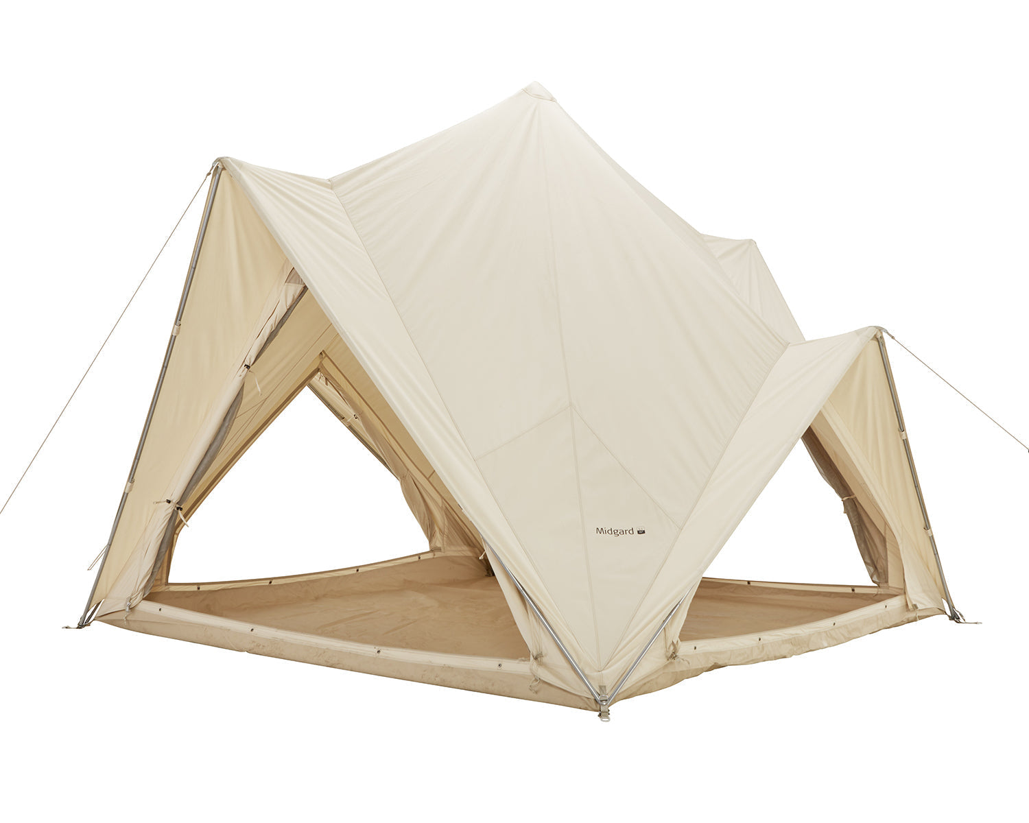 Midgard 9.2 Glamping Zelt - 9.2 m² | 6 Personen | Sandshell