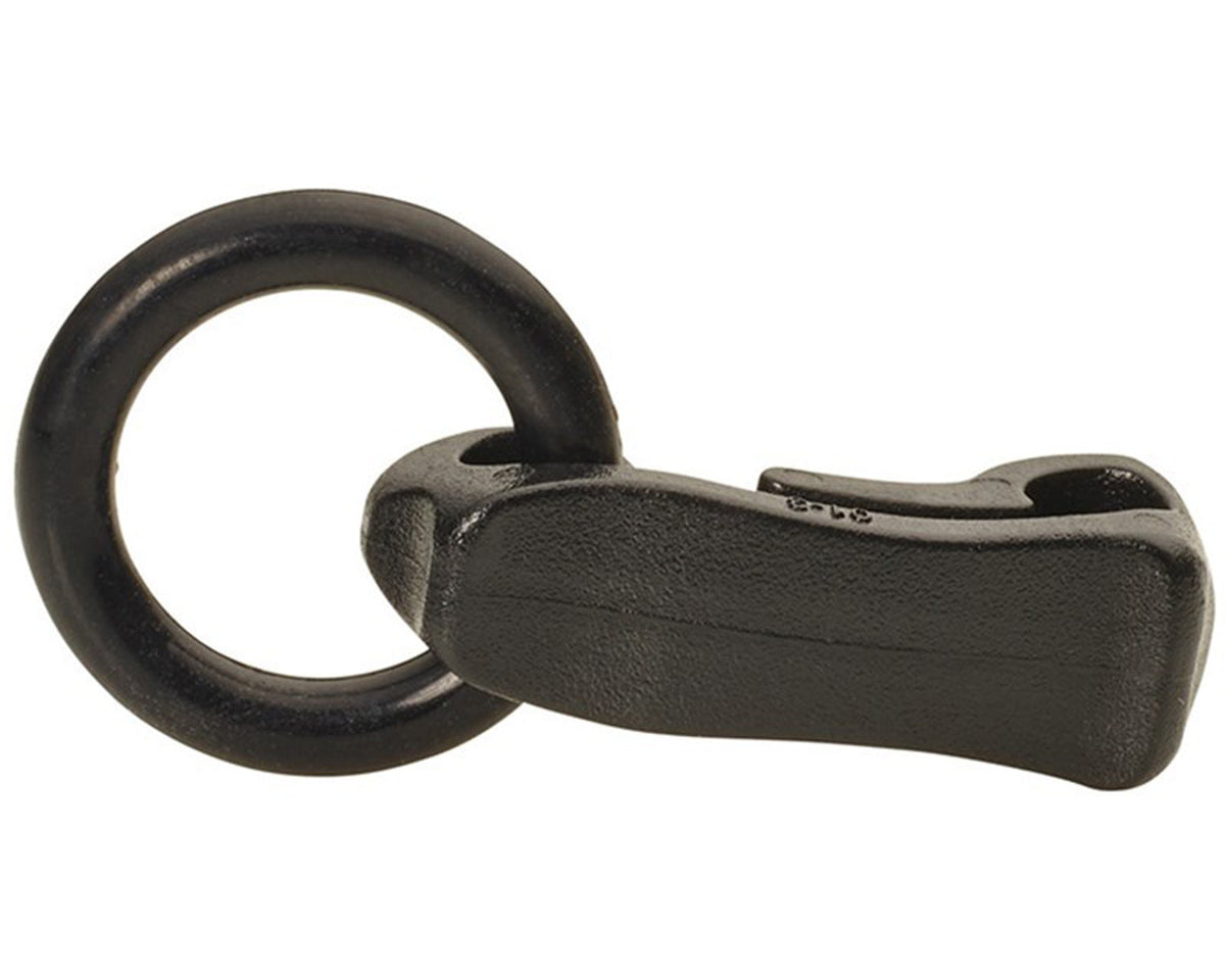 Mini Hook + Silicone Ring Set (15 Stück) - Black