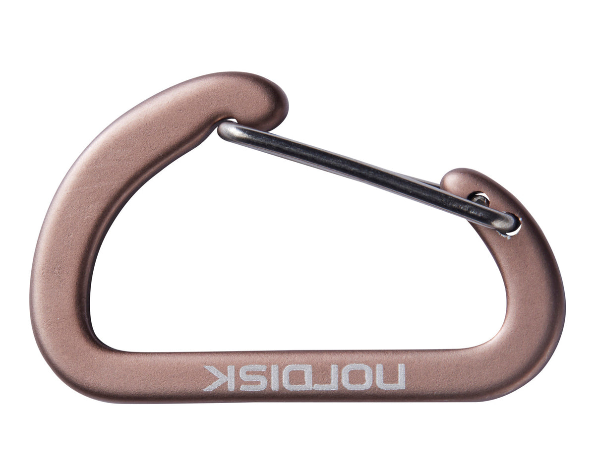Aluminiumhaken Mini (12 Stück) - Karabiner | Dachshund Chocolate