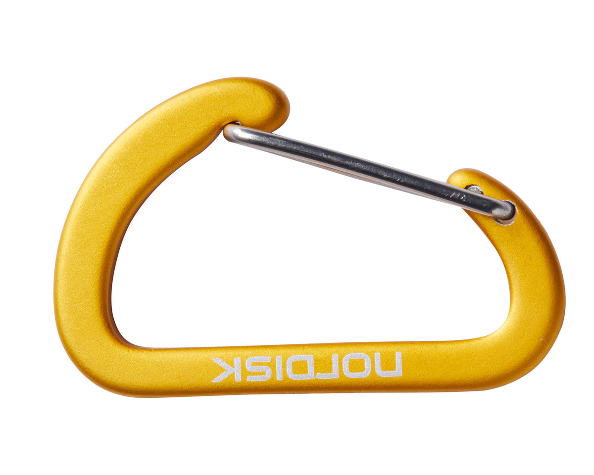 Aluminiumhaken Mini (12 Stück) - Karabiner | Mustard Yellow