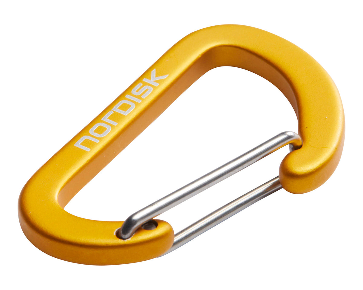 Aluminiumhaken Mini (12 Stück) - Karabiner | Mustard Yellow