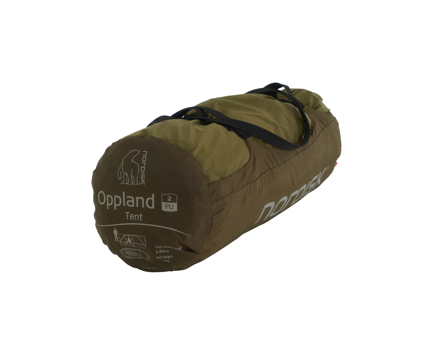 Oppland 2 PU (2.0) Zelt - 2 Personen | Dark Olive