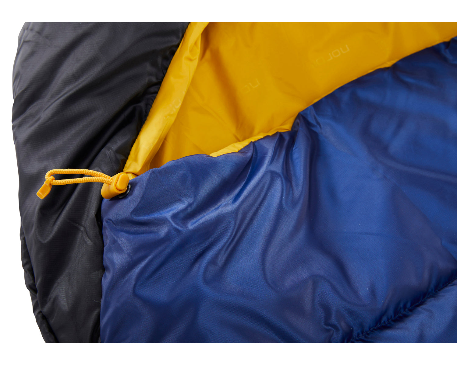 Puk -10° Mummy Schlafsack - Kunstfaser | True Navy/Mustard Yellow/Black