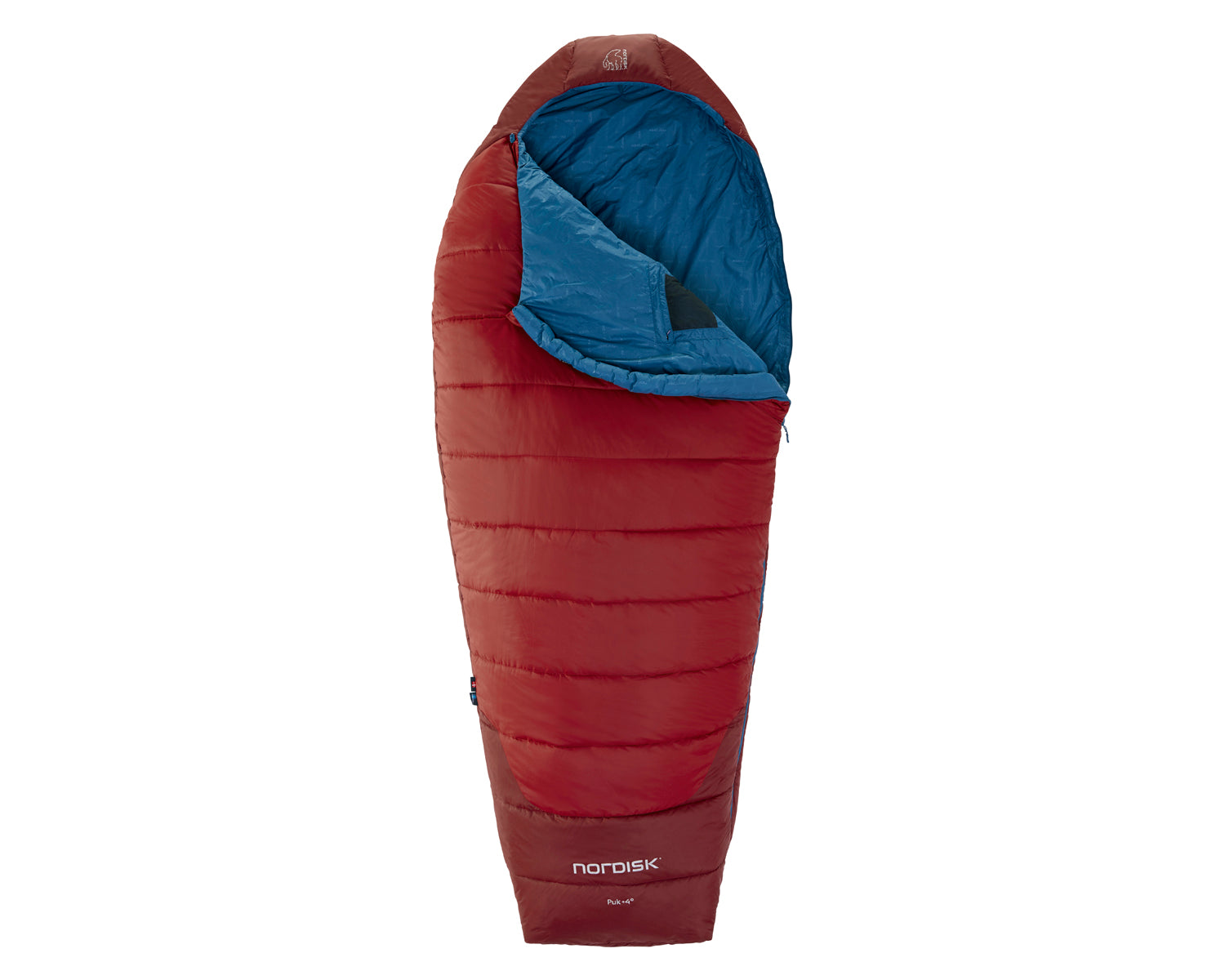 Puk +4° Egg Schlafsack - Kunstfaser | Sundried Tomato