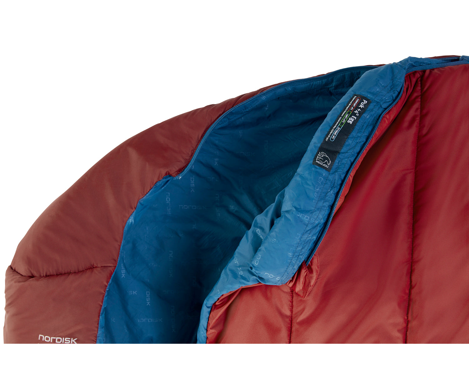 Puk +4° Egg Schlafsack - Kunstfaser | Sundried Tomato