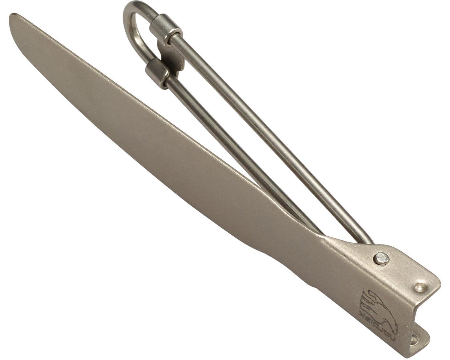 Titanium Klappmesser - Matt Silver