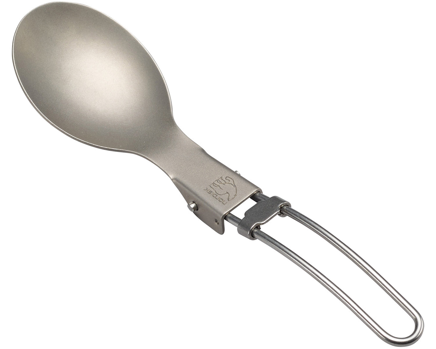 Titanium Klapplöffel - Matt Silver