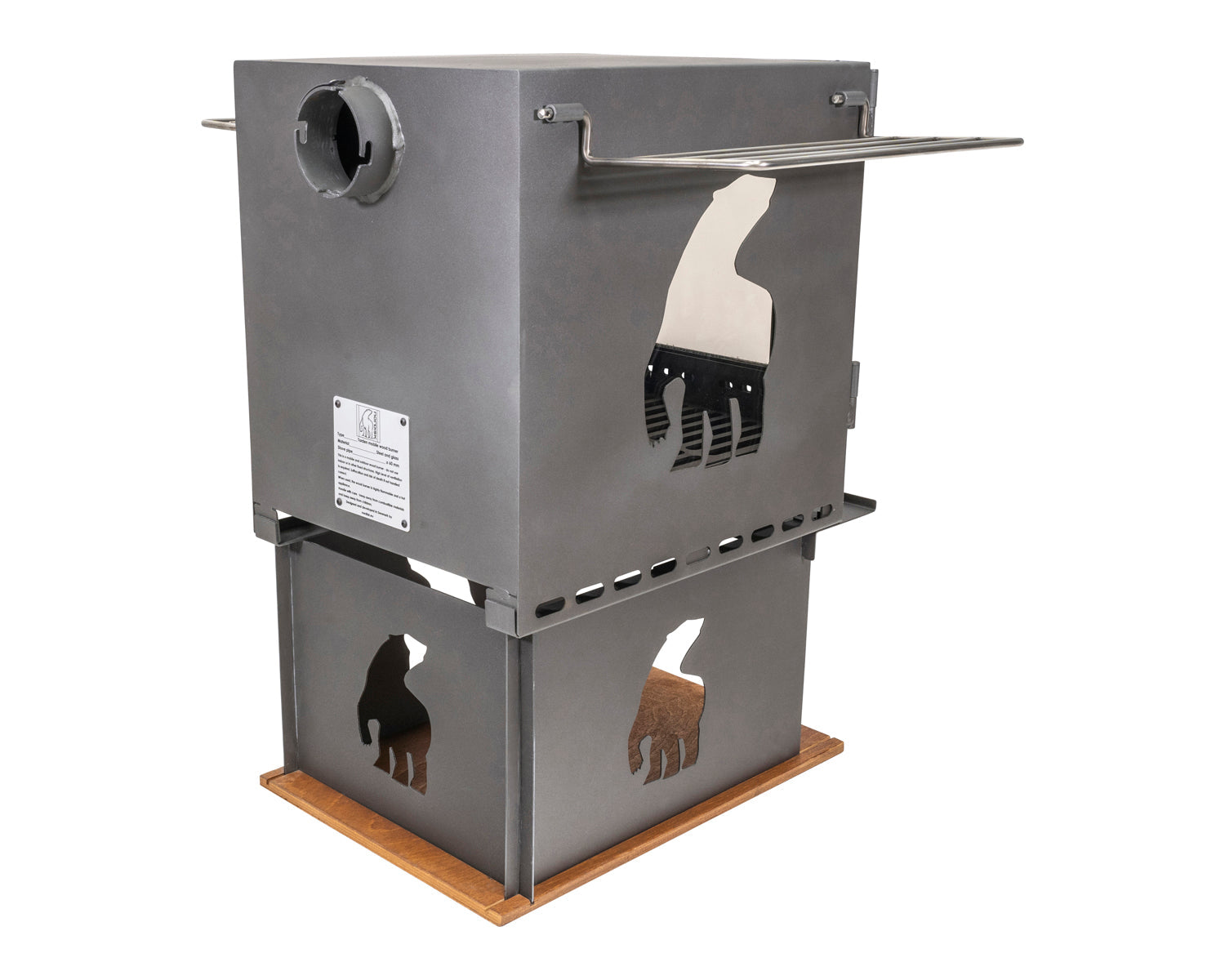 Torden Wood Burner - Black