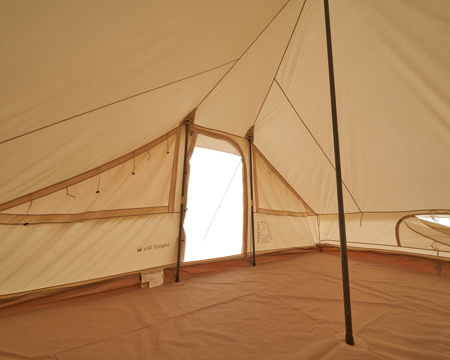 Utgard Sky 13.2 Glamping Zelt - 13.2 m² | 6 Personen | Sandshell