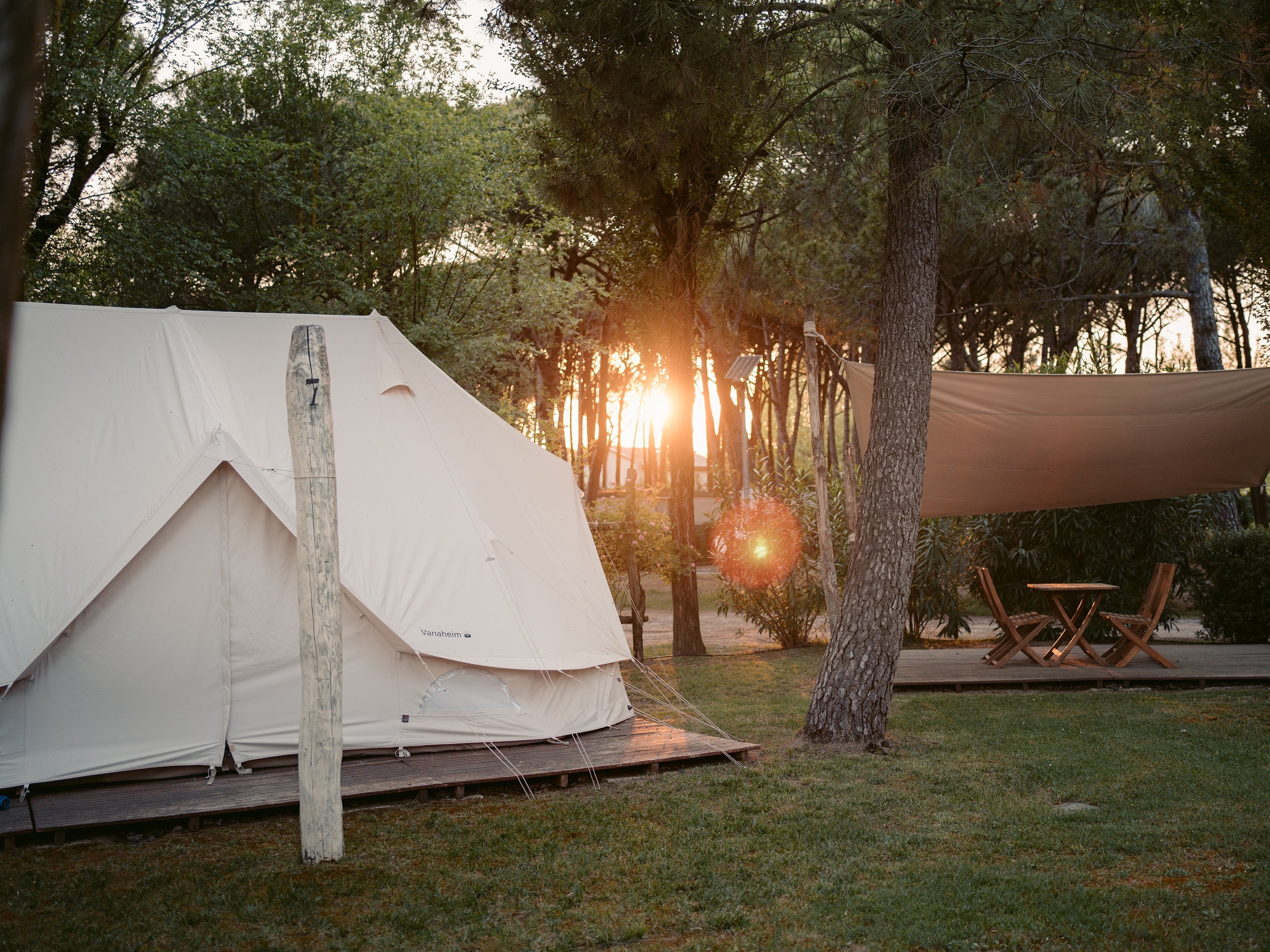 Vanaheim 40 Glamping Zelt - 40 m² | 16 Personen | Sandshell