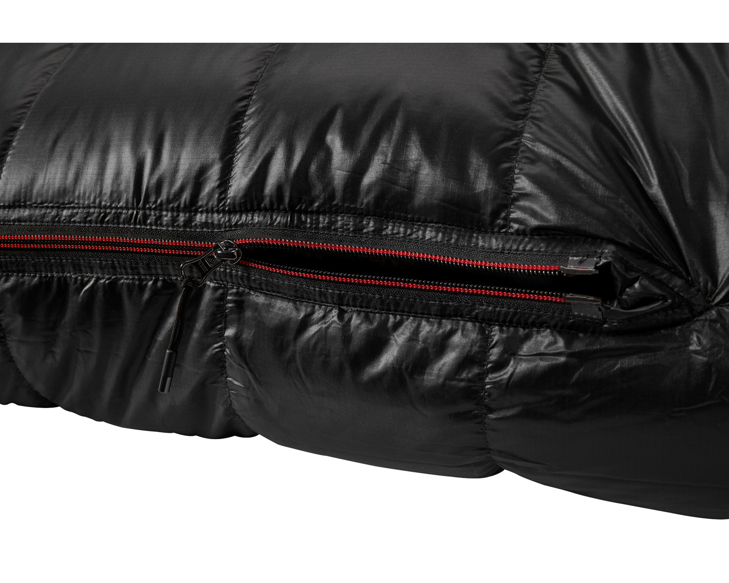 VIB 250 Schlafsack (Right Zip) - Daune (5° C) | Black