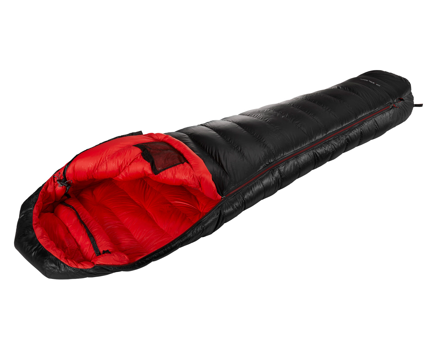 VIB 600 Schlafsack (Right Zip) - Daune (-6° C) | Black