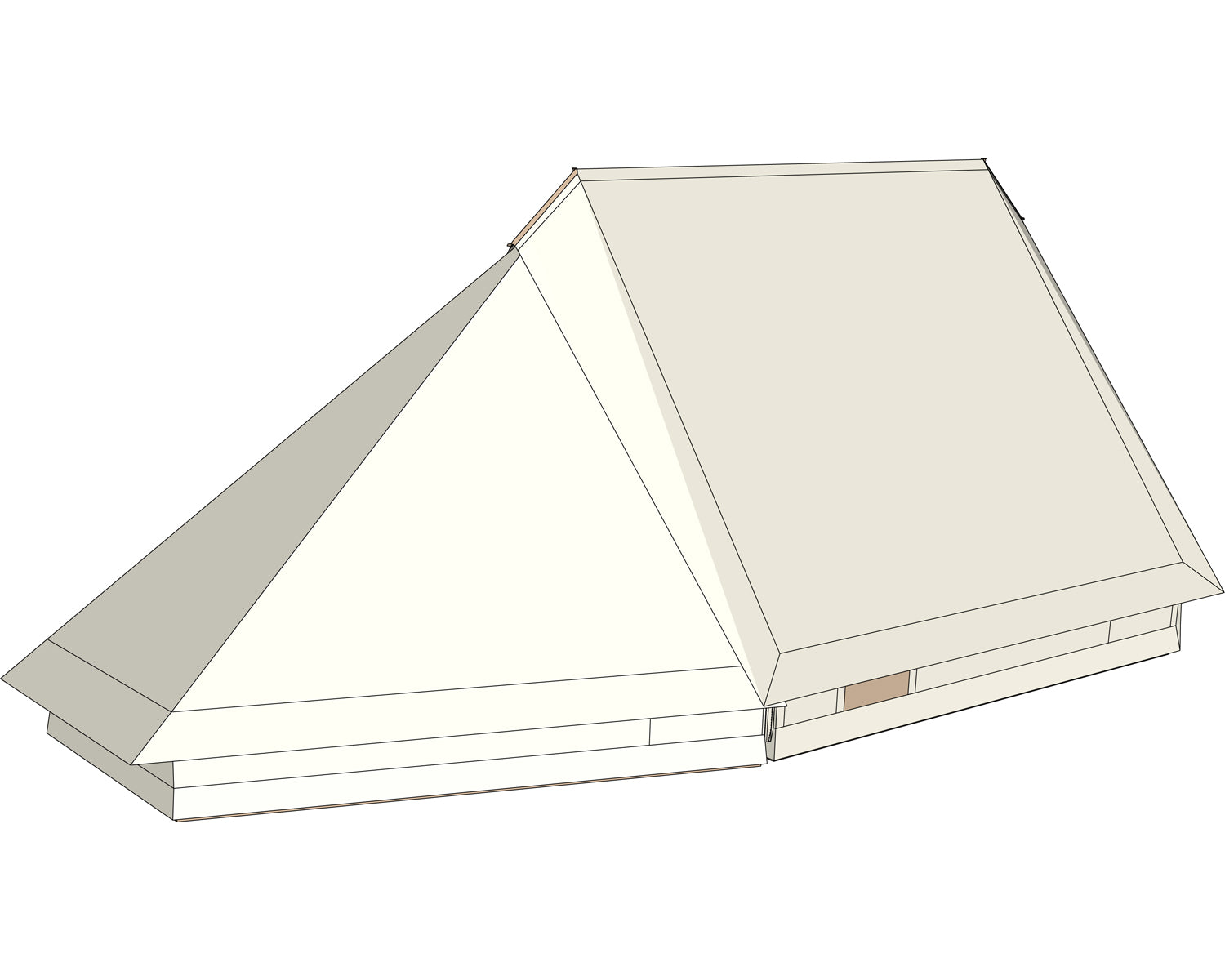 Vimur Zip Adapter Large - Sandshell