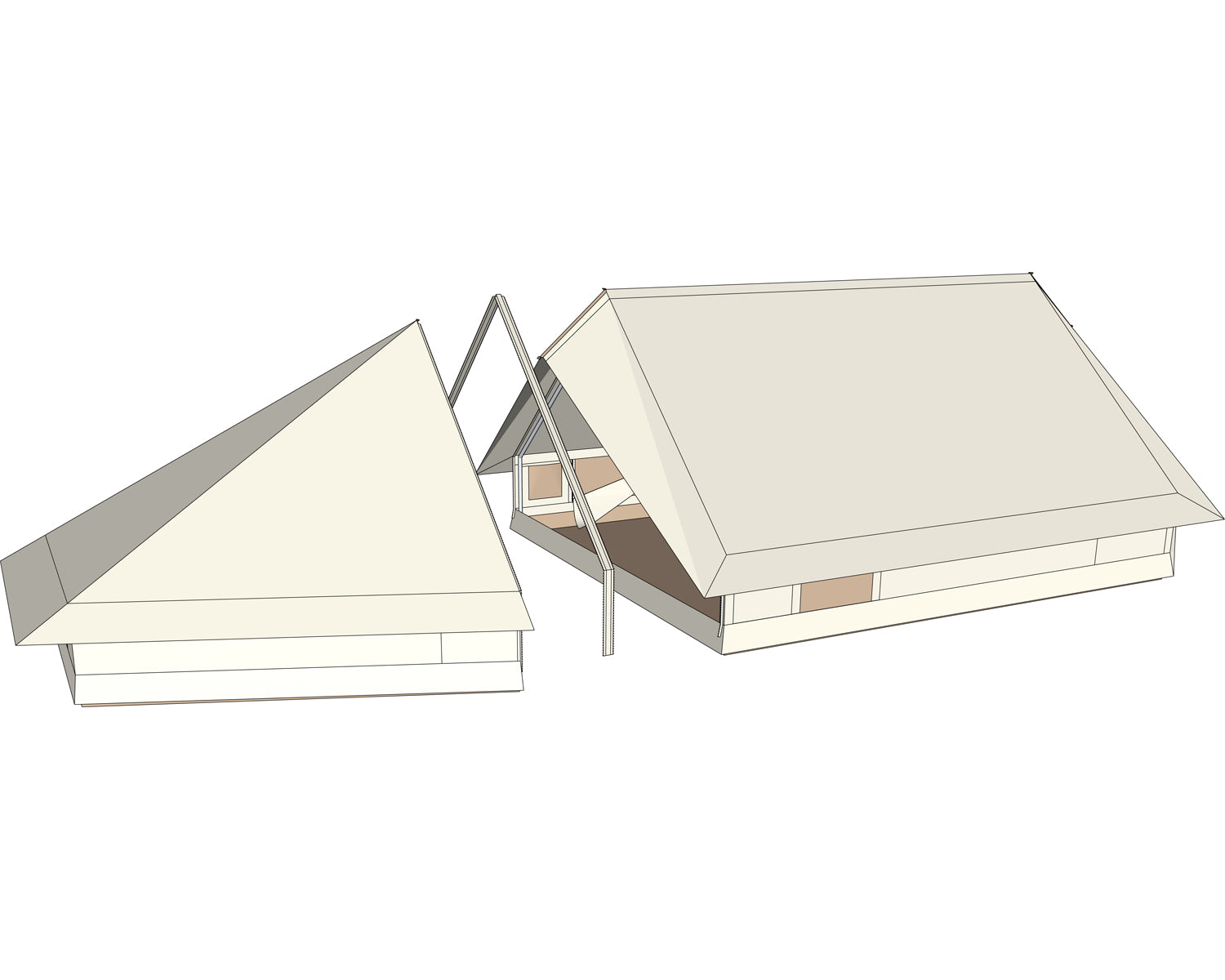 Vimur Zip Adapter Small - Sandshell