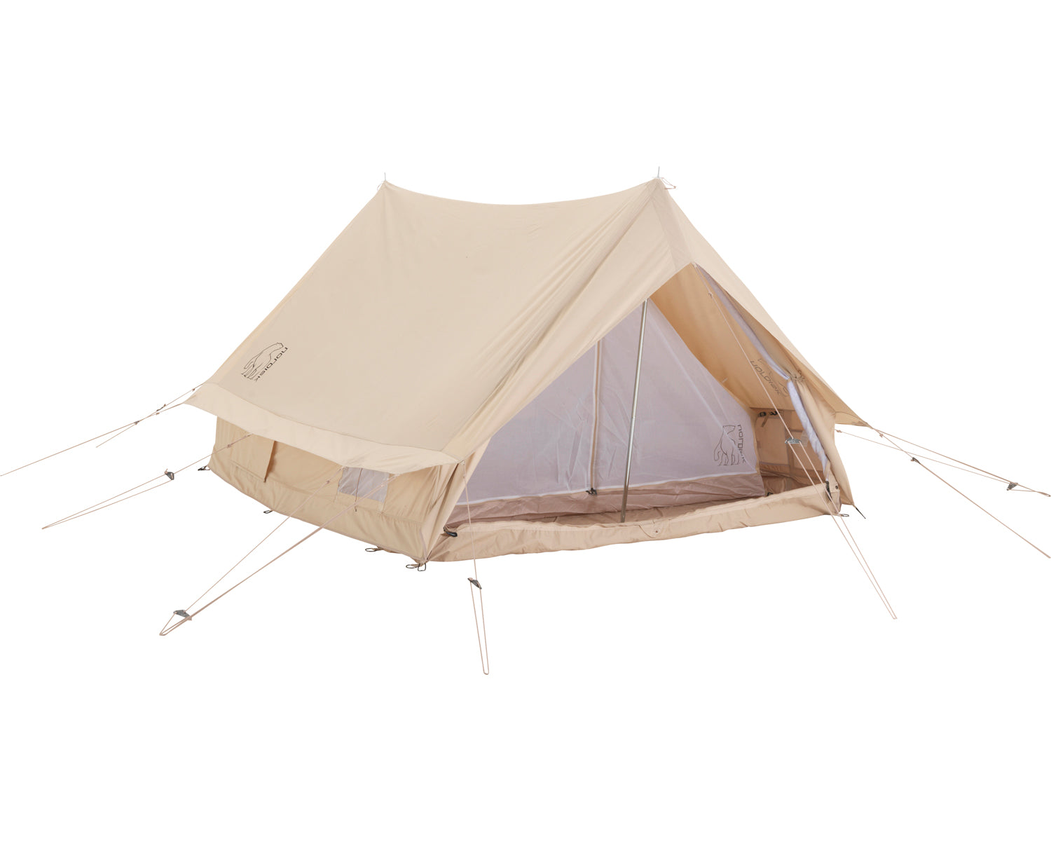 Ydun 5.5 Glamping Zelt - 5.5 m² | 4 Personen | Sandshell