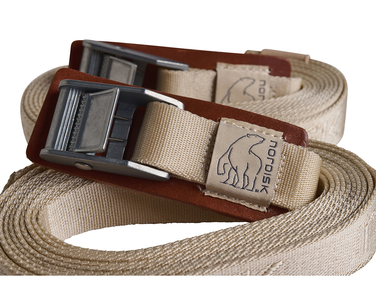 Webbing Straps set (2 pcs) | 2.5cm x 350cm - Sandshell