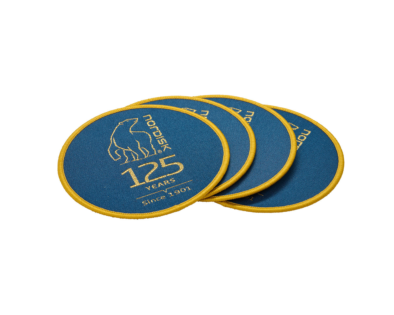 125 Jahre Untersetzer (4 Stück) - Sailor Blue