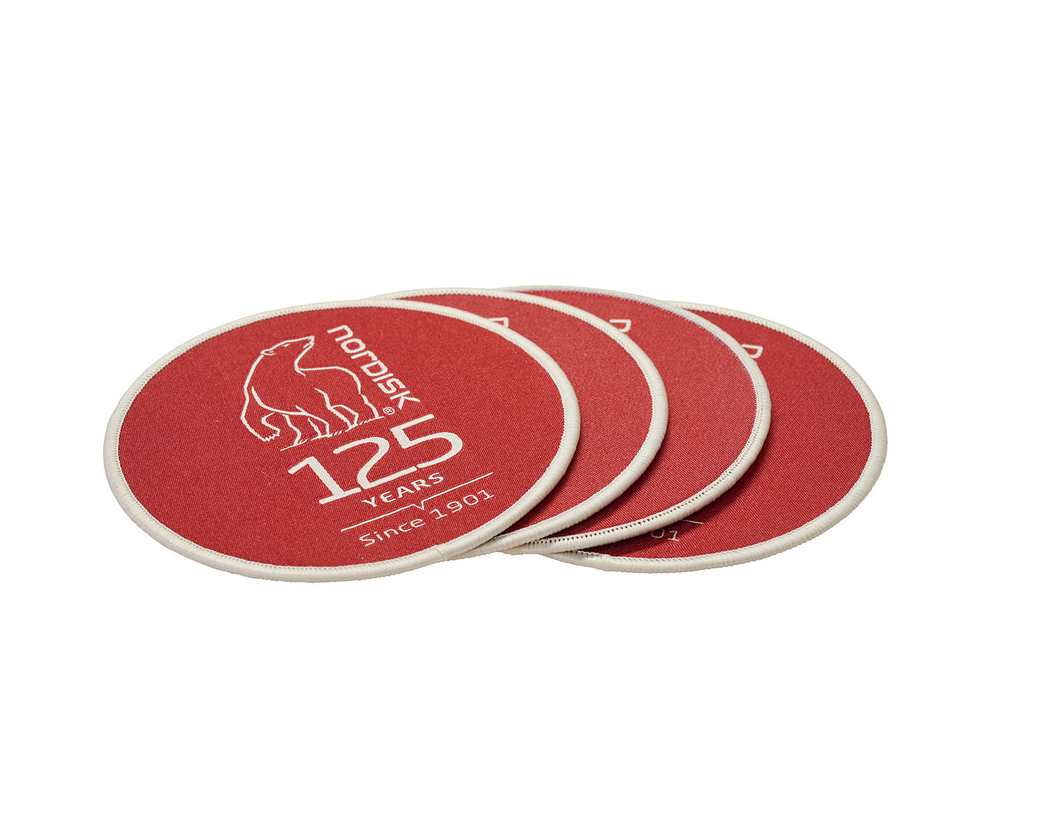 125 Jahre Untersetzer (4 Stück) - Red Ochre