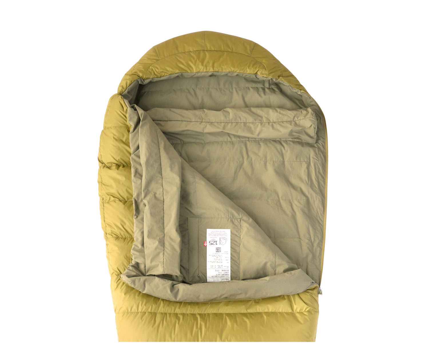 125 Jahre Camin ±0° Mummy Schlafsack - Green Moss