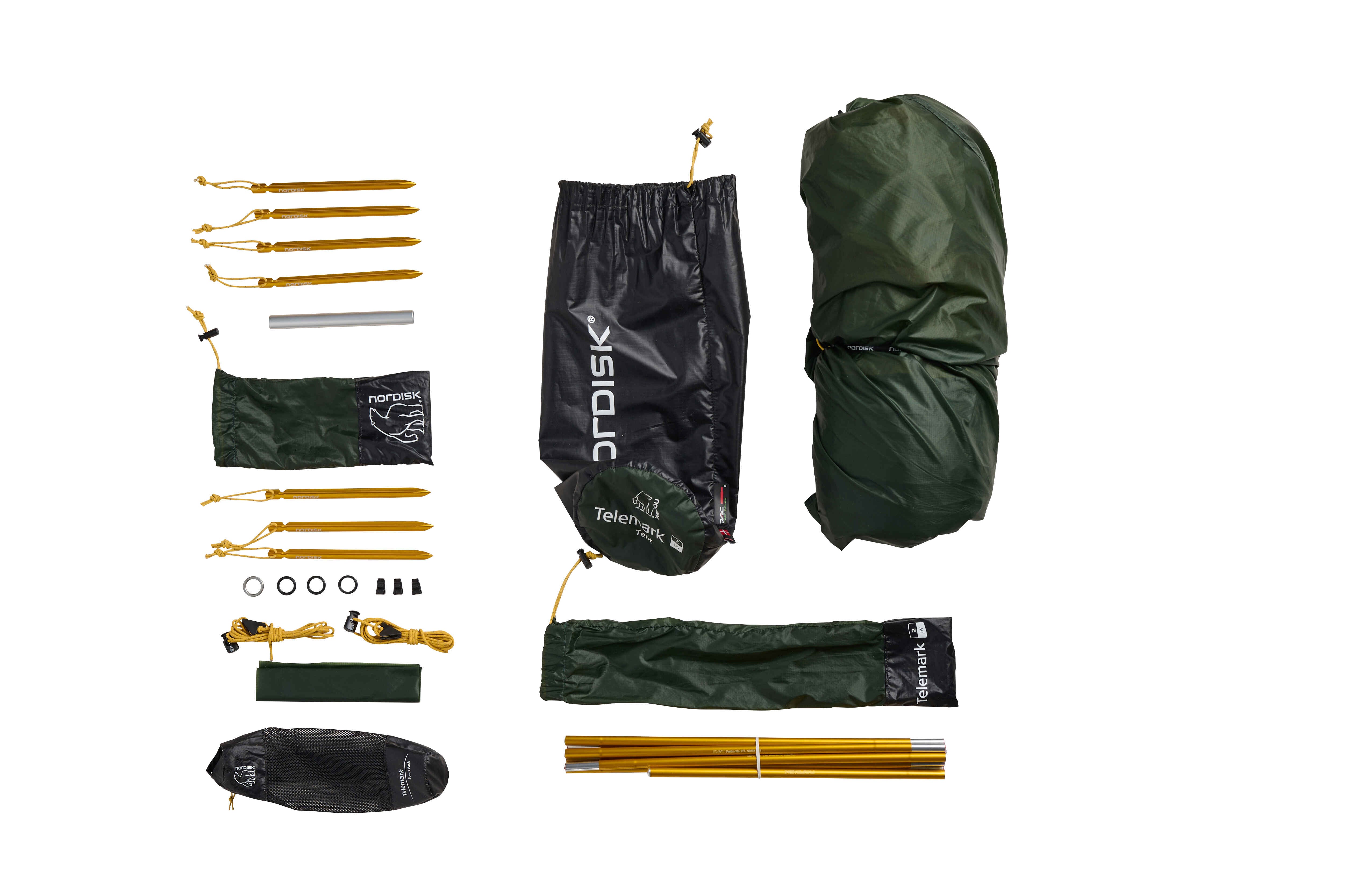 Telemark 2 LW Zelt - 2 Personen | Forest Green