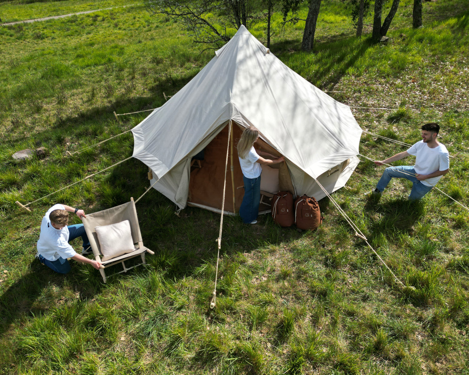 Asgard Eco 12.6 Glampingzelt 12.6 m² 6 Sandshell | Nordisk