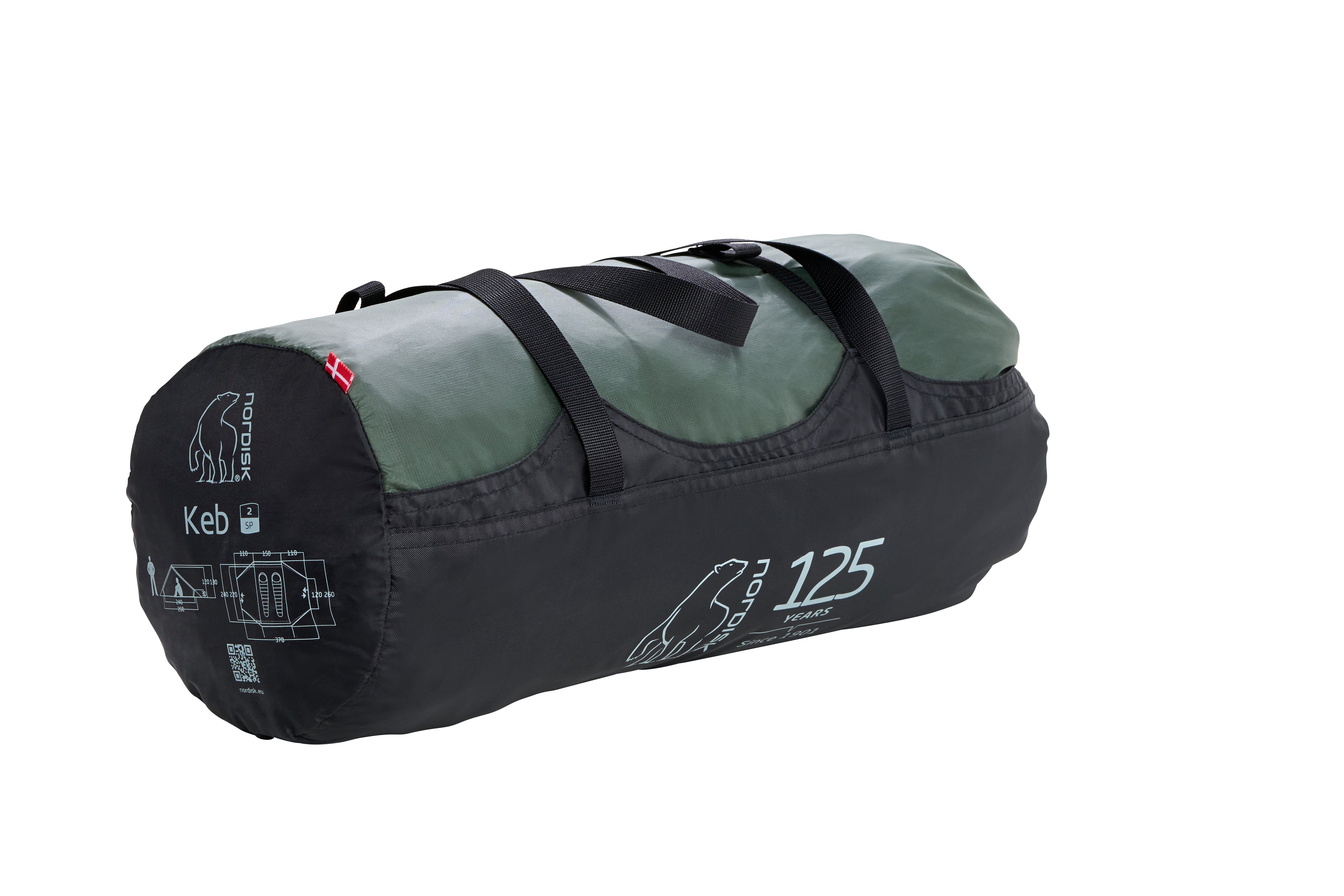 125 Jahre Keb 2 SP Zelt - Black Forest Green