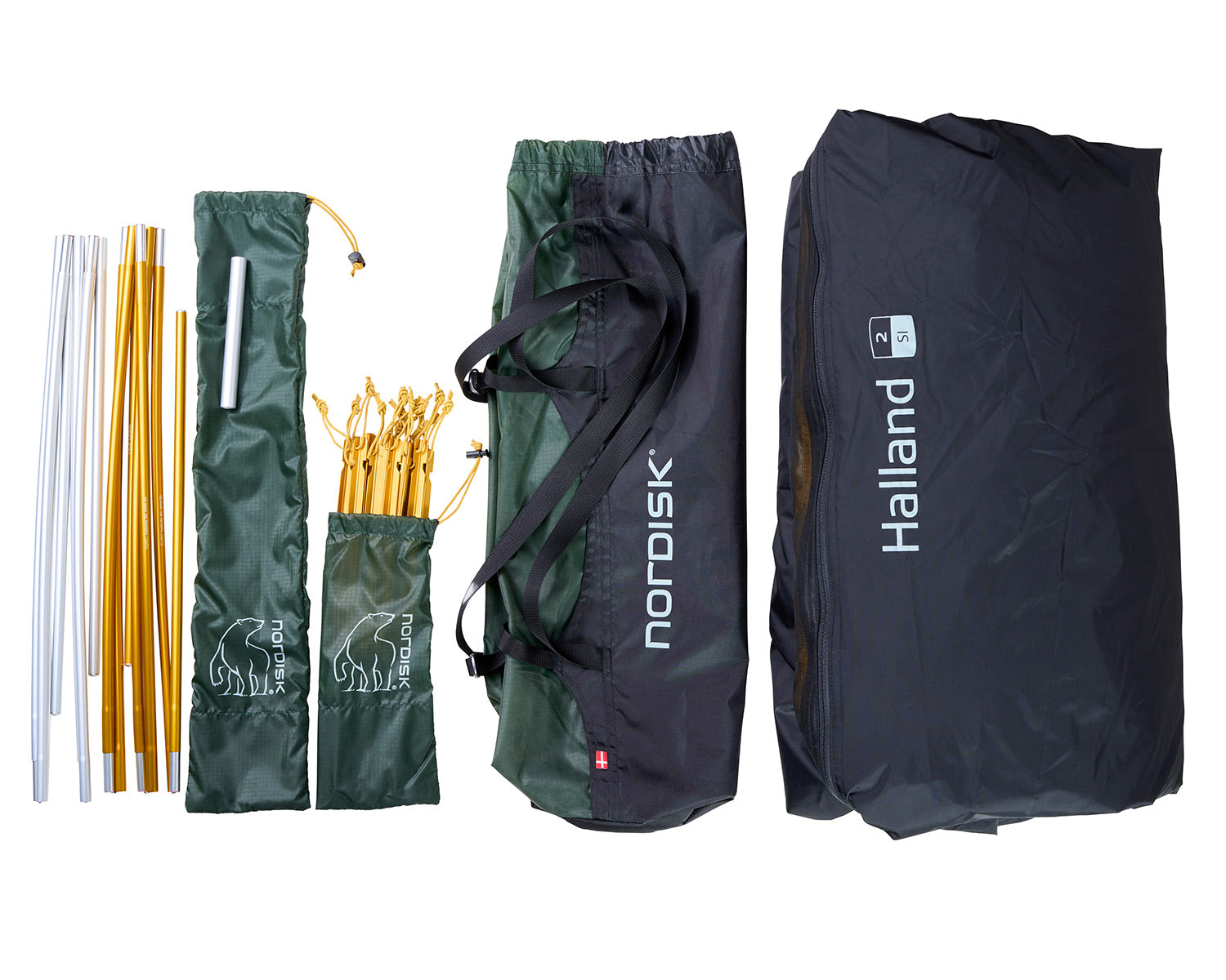 Halland 2 SI (2.0) Tent | Black Forest Green